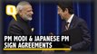 PM Modi and PM Abe Sign and Exchange Agreements in Tokyo, Japan