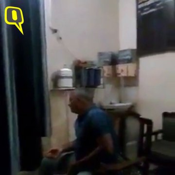 Caught on Camera: DSP Ashok Kumar Dixit torturing a Muslim couple inside GRP station premises