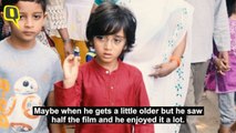 Azad Had the Cutest Reaction After Watching Aamir Khan’s ‘Thugs’