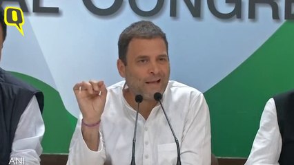 Descargar video: Rafale Deal is a ‘PM Modi-Anil Ambani Partnership’: Rahul Gandhi