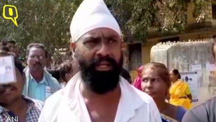 Voters in Jagdalpur protest alleging their names are not on the voting list.