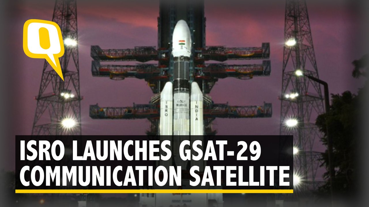 ISRO Successfully Launches GSAT-29 Communicatio...