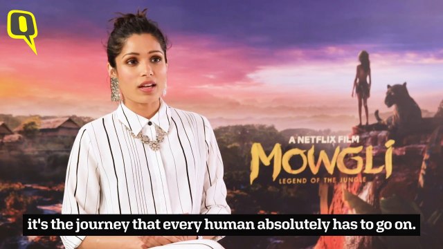 Freida Pinto Interview for Mowgli The Quint