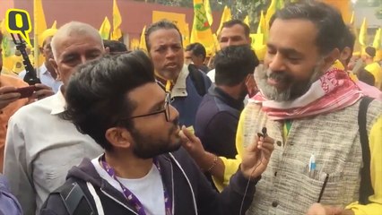 Скачать видео: Kisan March: The Quint Speaks To Yogendra Yadav