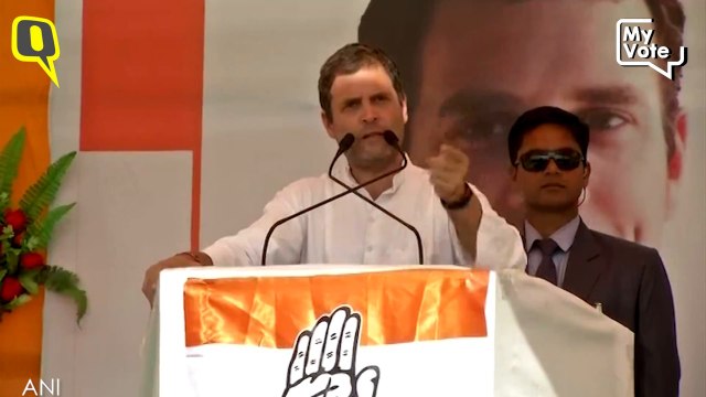 Rahul Gandhi Addresses a Rally in Pushkar, Rajasthan