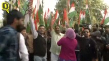 Congress Workers Celebrate Outside Sachin Pilot's Residence as Initial Trends Show the Party Leading