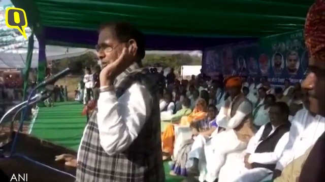 Sharad Yadav on Vasundhara Raje in Alwar, Rajasthan