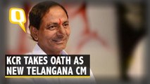 KCR Takes Oath As The New Telangana CM