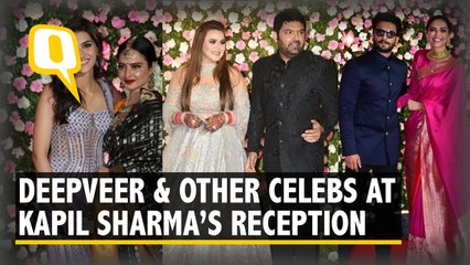 Download Video: DeepVeer, Other Celebs Make Kapil Sharma's Wedding Reception a Starry Affair