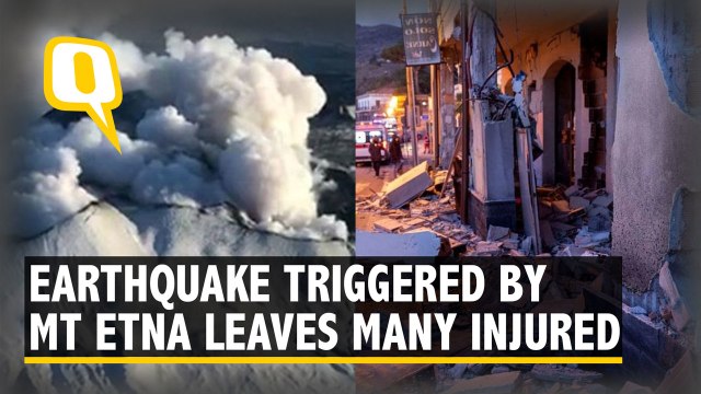 Earthquake Triggered by Mt Etna Volcano Hits Sicily, Many Injured