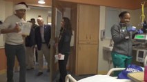 Santa Obama Brings Joy to Children At A Washington Hospital