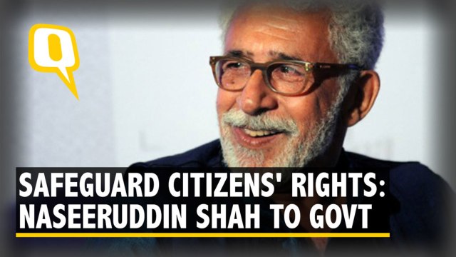 Naseeruddin Shah Vouches for Freedom of Speech in Amnesty Video