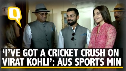 'I've Got a Cricket Crush on Virat Kohli': Aus Sports Minister | The Quint