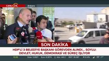 HDP'li 3 belediye başkanının görevden alınması
