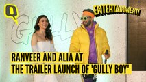 Ranveer Singh and Alia Bhatt at the ‘Gully Boy’ Trailer Launch
