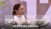 'Modi Govt is past Its Expiry Date': Mamata at Mega Rally in Kolkata | The Quint