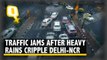 Heavy Rains Cripple Delhi-NCR, Commuters Get Stuck in Traffic