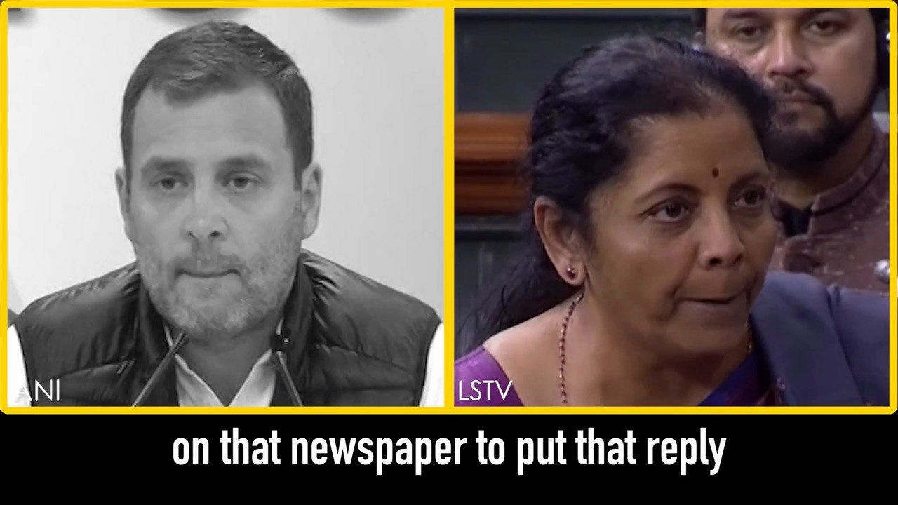 ‘Flogging Dead Horse’: Nirmala Rejects Rahul’s Latest Rafale Jibe