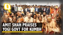 Amit Shah Takes Dip at Kumbh