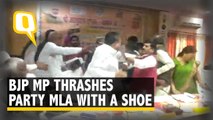 Watch: BJP MP Beats Party MLA With Shoe in UP’s Sant Kabir Nagar