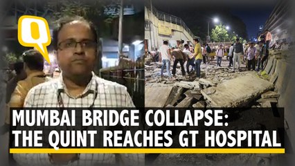 Télécharger la video: Mumbai Foot Overbridge Collapse: The Quint Reaches GT Hospital, Where the Injured are Being Treated