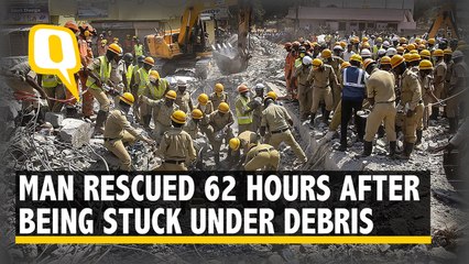 Man Pulled Out From Debris 62 Hours After K’taka Building Collapse