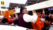 ‘Go Back, Ravi Shankar Prasad’ Chants Greet the Minister in Patna