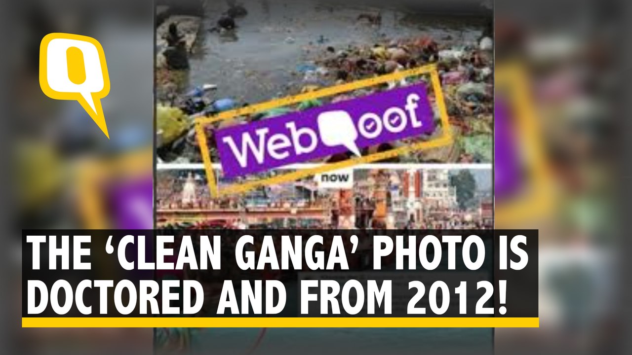 That Photo of Clean Ganga Isn’t Just Doctored, It’s From 2012!