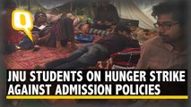 JNU Students on Indefinite Hunger Strike Against the University's Admission Policies
