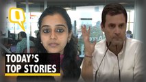 QWrap: Rahul’s NYAY Poll Promise; 3 Held for Gurugram Mob Attack
