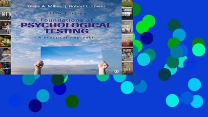 [FREE] Foundations of Psychological Testing: A Practical Approach