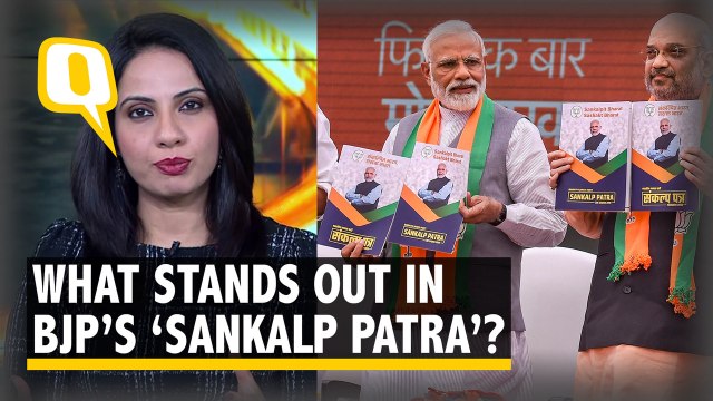 Breaking Down the BJP Manifesto for Lok Sabha Elections 2019