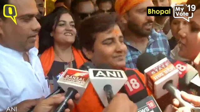 BJP's Pragya Thakur leading in Bhopal in early trends