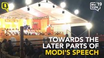 Hundreds of Empty Chairs While Modi Addresses Rally in Bhubaneswar