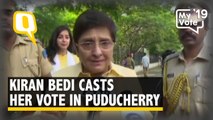 Elections 2019 | Kiran Bedi Casts Her Vote