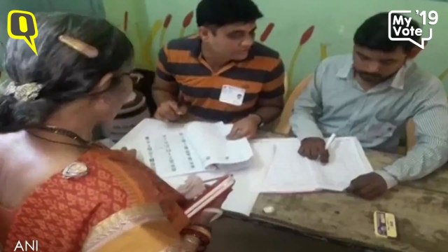 Jashodaben Casts Her Vote in Mehsana, Gujarat