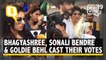 Bhagyashree, Sonali Bendre and Goldie Behl Cast Vote in Mumbai