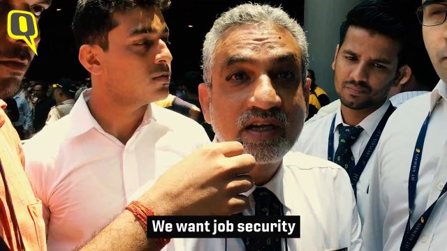 Want Salaries, Govt Intervention: Protesting Jet Airways Employees
