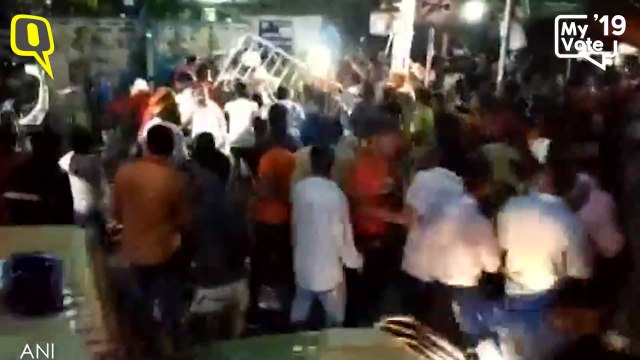 BJP President Amit Shah's roadshow in Kolkata, West Bengal