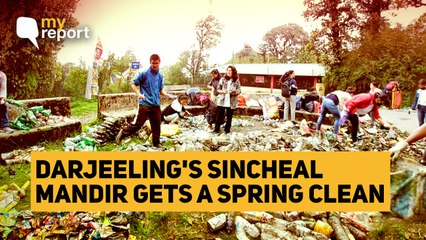 'Scavengers' to the Rescue In Darjeeling's Sincheal Mandir