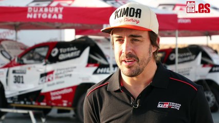 Declaraciones de Alonso sobre su posible participación en el Dakar 2020 con Toyota