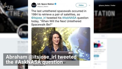 NASA Says Whether They’ll Do Another Untethered Spacewalk