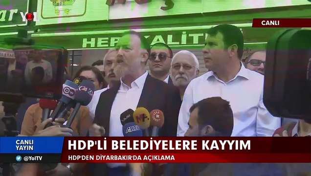 HDP Eş Genel Başkanı Sezai Temelli Diyarbakır'da kayyım atamalarına ilişkin açıklama yaptı
