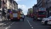 Schaerbeek : incendie Chaussée de Louvain (vidéo Germani)