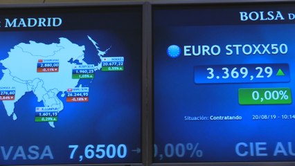 La bolsa española rompe la racha de avances y cae un 0,33 % en la apertura del martes