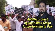 AICWA protest against Mika Singh for performing in Pak