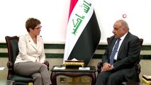 - Almanya'nın yeni Savunma Bakanı Bağdat'ta- Alman Bakan Kramp-Karrenbauer, Başbakan Abdülmehdi ile...