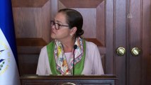 Çavuşoğlu-Hill ortak basın toplantısı - El Salvador Dışişleri Bakanı Alexandra Hill - ANKARA