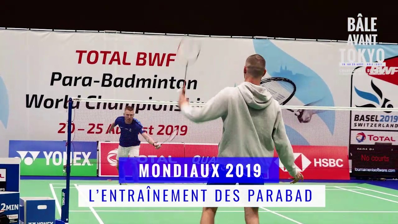 Mondiaux 2019 - ultime préparation des joueurs parabad