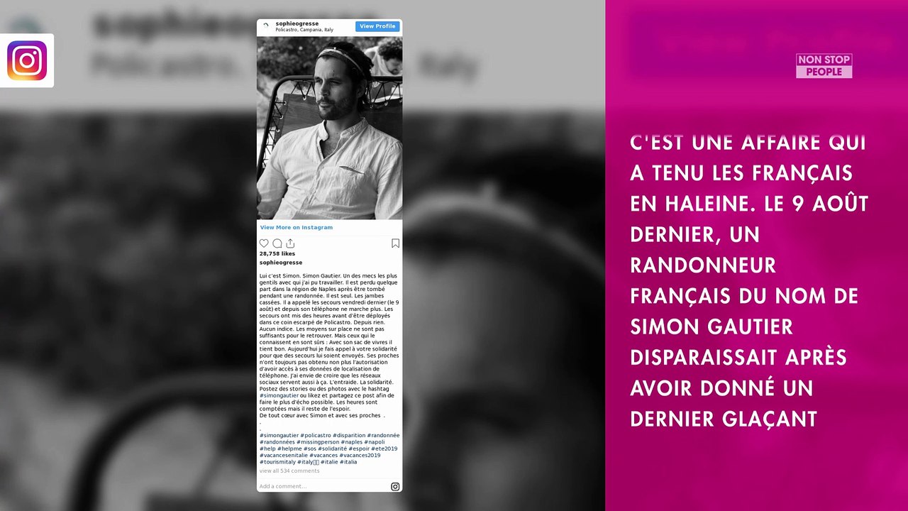 Denis Brogniart : son bouleversant hommage au randonneur Simon Gautier